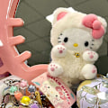 Pikkukuva 6 / 8: Kawaii Pehmeä Plussipehmolelu Avaimenperä Piirretty Laukkuripendantti H OneSize