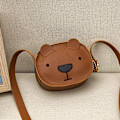 Miniatyrbild 4 av 7: Björn Ryggsäck Mode Cross Body Messenger Mini PU Läder Shou onesize