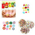 Pikkukuva 4 / 5: 1000 kpl 3D-hedelmäeläimet, slice savi, tee-se nail art Tarra D