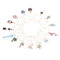 Miniatyrbillede 4 af 5: 15 stk Vinglas Charms Markers Tags Identifikation Wine Bachel Onesize