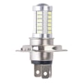 Miniatyrbilde 3 av 5: 4stk H4 33SMD LED billyktpære Kjørelys Whit White 4pcs