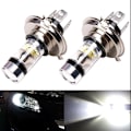 Miniatyrbilde 2 av 5: 2x Bil H4/H7 9003 HB2 8000K Hi/Lo Beam 20 LED-tåkelys Kjøring Blue H4