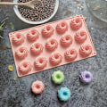 Miniatyrbillede 3 af 8: 15 Huller Spiralform Silikone Kageform Mousse Dessertbagning Green onesize
