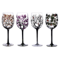 Pikkukuva 8 / 8: Four Seasons Trees Viinilasit Pikari Creative Printed Glass C A Onesize