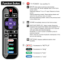 Miniatyrbillede 2 af 6: Original RC280 Til TCL Roku TV Fjernbetjening Netflix HULU Vudu A one size