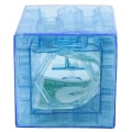 Miniatyrbilde 3 av 5: 3D Cube puslespill pengelabyrint bank sparende myntsamling boks Random Color 3Pcs