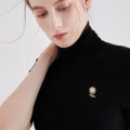 Miniatyrbillede 5 af 5: Bowknot Solsikke Rhinestone Crystal Broche Wedding Dress Up Bo color A