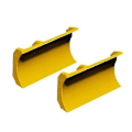 Miniatyrbilde 1 av 2: 1 Par Snøplog for Crocs Tilbehør Snøplog Croc Charm Vedlegg (FMY) Yellow