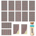 Miniatyrbilde 2 av 5: Fosforpapir for fyrstikker, tidsbesparende selvklebende honeycomb-form, ferdigskåret solid fyrstikkoverflate, tilbehør til lys (FMY) Brown
