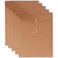 Miniatyrbilde 1 av 4: Kraft String File Folder Filing Envelope Project File Jacket Document Letter Organizer Flat-no Expan  (FMY)