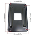Miniatyrbilde 3 av 5: CPU-brakett for hovedkort, bakplate, kjøleribber, viftestativ, base for AM4 A320 X470 (FMY) 3