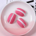 Miniatyrbild 5 av 5: Simulerings Macaron Tårta Artificiell Harts Mat Leksaker 10 Stk Falsk Matmodell (FMY) Lake blue