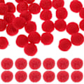 Miniatyrbillede 1 af 3: 600 stk. Multi-anvendelses Pompom Kugler DIY Håndværk Pom Poms DIY Kunst Røde Pom Pom Kugler (FMY) Red 2 1X1cm