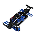 Miniatyrbillede 4 af 5: 4 stk. Metal For- og Bagophængsarm Sæt 7630 til LaTrax Teton 1/18 RC Bil Opgraderingsdele Access  (FMY) Blue