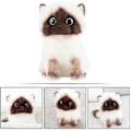 Miniatyrbild 4 av 5: Ragdoll Cat Plyschdocka Katt- 20cm Gosedjur Katter Plyschdjur Heminredning Prydnader För Barn Flickor Pojkar Gåvor  (FMY)