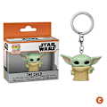 Miniatyrbillede 4 af 4: 1 stk Star Wars Mandalorian Yoda Baby Darth Vader Stormtrooper Nøglering Figur Legetøj (FMY) A