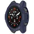 Miniatyrbild 2 av 5: TPU Klockfodral för Garmin Epix Pro (gen 2) 47mm/Fenix 7 Pro/Fenix 7, Repskyddande Ihåligt Skydd (FMY) Midnight Blue