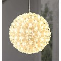 Miniatyrbilde 4 av 4: 100 LED Lyskule Lyskule Varmt Hvit Julepynt Kule Julelys Jul Ca. 15 cm (FMY)