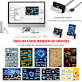 Miniatyrbillede 2 af 5: 3,5 tommer IPS-skærm USB sekundær skærm computere CPU GPU RAM HDD skærm tid dato display horisontal vertikal skærm switch  (FMY)