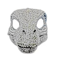 Miniatyrbillede 2 af 5: Dinosaurmaske Hovedbeklædning, Jurassic World Dinosaurlegetøj Med Åbning Bevægelig Kæbe, Velociraptor Maske & Tyrannosaurus Rex Maske Bundle (FMY) Blue