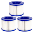 Miniatyrbillede 1 af 5: 3 stk. Type Vi Filter Spa Filter til Spa & de fleste boblebade, massagepool, oppustelig pool, svømmebassin (FMY)