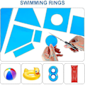 Miniatyrbillede 2 af 5: 10 stk. vinyl pool liner lappe reparation lappe til svømmebassiner, 10*25cm HJ  (FMY)