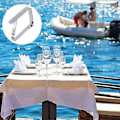 Miniatyrbilde 3 av 4: Utendørs Dukklips Store Dukholdere For 2 Tommers Tykke Bord, Fleksible Dukklips Holdere i Rustfritt Stål For Piknikbord (12 Stk) (FMY)