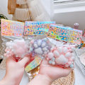 Miniatyrbillede 2 af 5: Taba Katteklo Squishies, Kawaii Stressaflastende Klemmelegetøj til Dyreelskere (FMY) White
