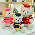 Miniatyrbilde 2 av 5: Plush Teddy Bear Søt Dyre Dukker Graduation Gaver Plush Leke Stuffet Dyr For (FMY) Black 35cm