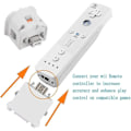 Pikkukuva 4 / 5: 2 Motion Plus -sovitinanturi Wii-kaukosäätimelle, Motion Plus -sovitinkiihdytimen korvaaja Wii Motion Plus -sovittimelle (FMY) White
