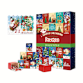 Miniatyrbillede 1 af 5: Julekalender Puslespil Legetøj Jule Nedtælling Kreativ Legetøj Julekalender Puslespil Kan Hænges Dekoreret Gave (FMY) Christmas advent calendar puzzle