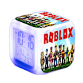 Miniatyrbilde 2 av 2: Roblox trykt digital alarmklokke spill nattlys LED-skjerm nattbord 7 farger skiftende klokke hjemmedekorasjon gaver til barn (FMY) B