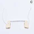 Miniatyrbilde 1 av 5: 78/118/135/189mm R7s Flood Halogen Pære Keramisk Lampe Baseholder Adapter (FMY) R7S-118mm curved