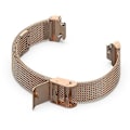 Miniatyrbilde 3 av 5: For Fitbit Inspire 3 Rustfritt Stål Finmasket Rem Erstatning Smart Klokkereim med Spenne (FMY) Multicolor Rose Gold