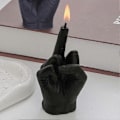 Miniatyrbillede 2 af 5: Sjov Langfinger Lys Stresslindrende Emotionsduftlys til Stue (FMY) Black