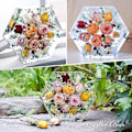 Miniatyrbillede 4 af 5: Harpiksforme, store harpiksforme i silikone (20x23x5 cm), sekskantede harpiksforme til konservering af blomster, dybe forme til harpiksstøbning