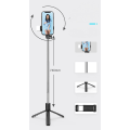 Miniatyrbillede 3 af 3: Foldbar Trådløs Selfie Stick med Justerbar Fyldlys - Bærbar (FMY)
