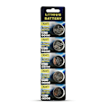 Miniatyrbild 1 av 5: 5-pack Högkapacitets CR2477 Litiumbatteri 1000mAh Knappcell Långvarig Strömförsörjning för Klocka Fjärrkontroll (FMY)