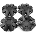 Pikkukuva 1 / 5: 180 mm (7,09 tuumaa) pyörän keskihatut C806805-1 C108015-16B01 C806806 pyörän keskihattuihin, 4 kpl musta keskipeitekorvaus (FMY) style2893