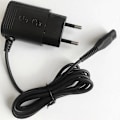 Miniatyrbild 3 av 5: Lämplig för rakapparat, A00390 Laddare Sladd Adapter EU-kontakt (FMY) black