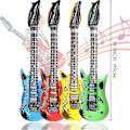 Miniatyrbillede 2 af 5: 18 Pak Inflatable Rock Star Legetøjs Sæt - 4 Inflatable Guitar, 6 Mikrofoner, 6 Solbriller, 1 Saxofon og 1 Inflatable Keyboard   (FMY)
