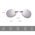 Pikkukuva 2 / 4: Retro pyöreät nenälle kiinnitettävät aurinkolasit Matrix Morpheus -elokuvasta (FMY) Silver Lens