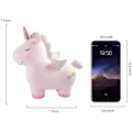 Miniatyrbilde 2 av 5: Nydelig Regnbue Unicorn Spargris For Jenter, Harpiks Unicorn Spargris Leke, Barn Penger Banker Mynt Banker, Unicorn Gaver (FMY)
