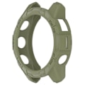 Miniatyrbillede 4 af 5: TPU Urkasse til Garmin Epix Pro (gen 2) 47mm/Fenix 7 Pro/Fenix 7, Anti-ridse Hul Cover (FMY) Jungle Green