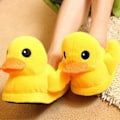 Miniatyrbillede 4 af 5: Andesko Slippers til Kvinder, Andesko Slippers der Kvaker når du Går, Gummiande Slippers, Tegneserie Slippers, Vinter Slippers  (FMY) B 6-8