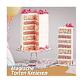 Miniatyrbild 4 av 5: Justerbar Kakerings Hög 20 Cm - Rostfritt Stål Bakringsring Justerbar - Hög Bakform För Ea  (FMY) silver