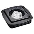 Miniatyrbillede 1 af 5: Firkantet Blenderkop Låg Nem Betjening Blenderkop Låg Let at Rengøre Blenderkop Dæksel Plastmateriale til Juicer (FMY) Black