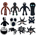 Miniatyrbild 1 av 2: Dörrar Figur Dörrar Plyschleksaker Monster Horror Spel Plysch Stoppade Djur  (FMY) black white face