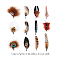Miniatyrbillede 2 af 4: Hattefjer Cowboy Hat Feather til Fedora Hatte Kostume Julefest Hatte Style A (FMY) Style C Total length 10cm-15.5cm