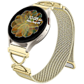 Miniatyrbilde 2 av 5: For Garmin vivomove Trend Venu Sq 2 Milanesisk Rem Elektroplettert Rustfritt Stål Magnetisk Klokkereim (FMY) Multicolor Gold